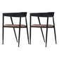 Modern Round Solid Wood Dining Set 1/2/3/4/5 Pieces Dining Set