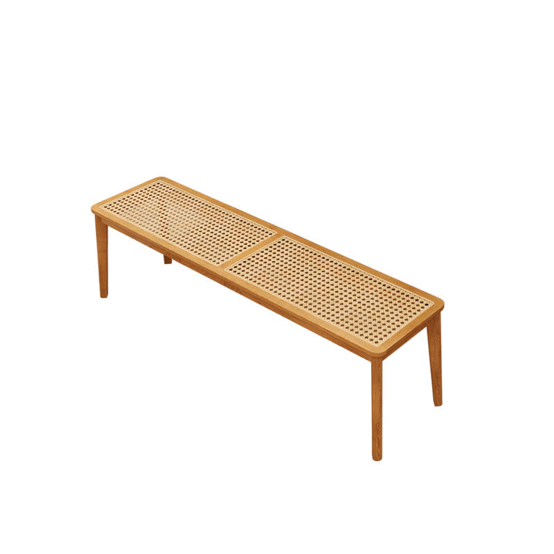 Modern Dining Set 1/2/4/5 Pcs Solid Wood Dining Table and Armless Chairs Bench 59“L x 12"W Clearhalo 'Dining Room Sets' 'Dining Tables & Seating' 'dining_room_set' 'furn' 'furn_dining_room_set' 'Furniture' 'Kitchen & Dining Furniture' 5796217