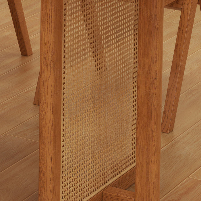 Modern Dining Set 1/2/4/5 Pcs Solid Wood Dining Table and Armless Chairs Clearhalo 'Dining Room Sets' 'Dining Tables & Seating' 'dining_room_set' 'furn' 'furn_dining_room_set' 'Furniture' 'Kitchen & Dining Furniture' 5796222