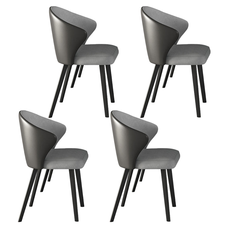 Modern Style Sintered Stone Dining Table Set White 1/4/5/7 Pieces Dining Set for Home Use 4 Grey Chairs Clearhalo 'Dining Room Sets' 'Dining Tables & Seating' 'dining_room_set' 'furn' 'furn_dining_room_set' 'Furniture' 'Kitchen & Dining Furniture' 5796268