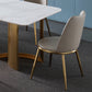 Glam White and Gold Dinette Set 1/4/5/7 Pieces Double Pedestal Dining Table Set Clearhalo 'Dining Room Sets' 'Dining Tables & Seating' 'dining_room_set' 'furn' 'furn_dining_room_set' 'Furniture' 'Kitchen & Dining Furniture' 5796341