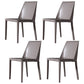 Juego de comedor interior moderno rectangular de piedra negra de 1/4/5/7 piezas