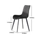 Juego de comedor interior moderno rectangular de piedra negra de 1/4/5/7 piezas