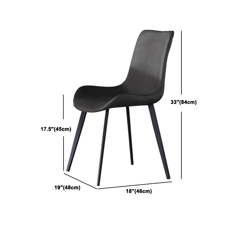 Juego de comedor interior moderno rectangular de piedra negra de 1/4/5/7 piezas