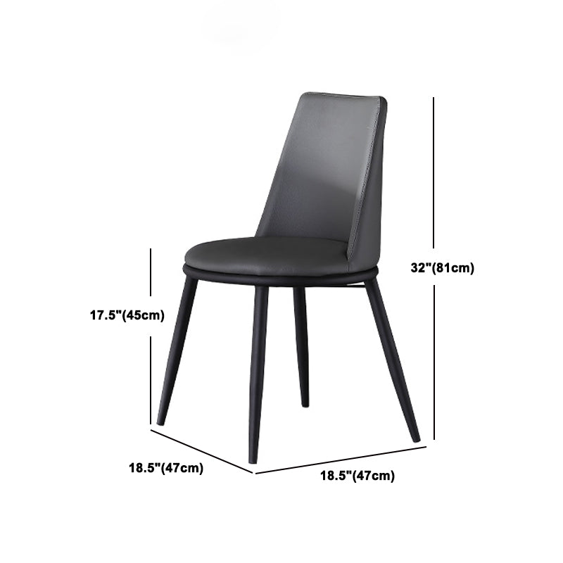 Juego de comedor interior moderno rectangular de piedra negra de 1/4/5/7 piezas