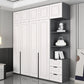 Modern Style Wooden Wardrobe Soft Close Door Wardrobe Closet with Drawer