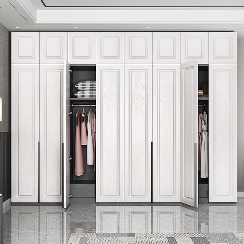 Modern Style Wooden Wardrobe Soft Close Door Wardrobe Closet with Drawer