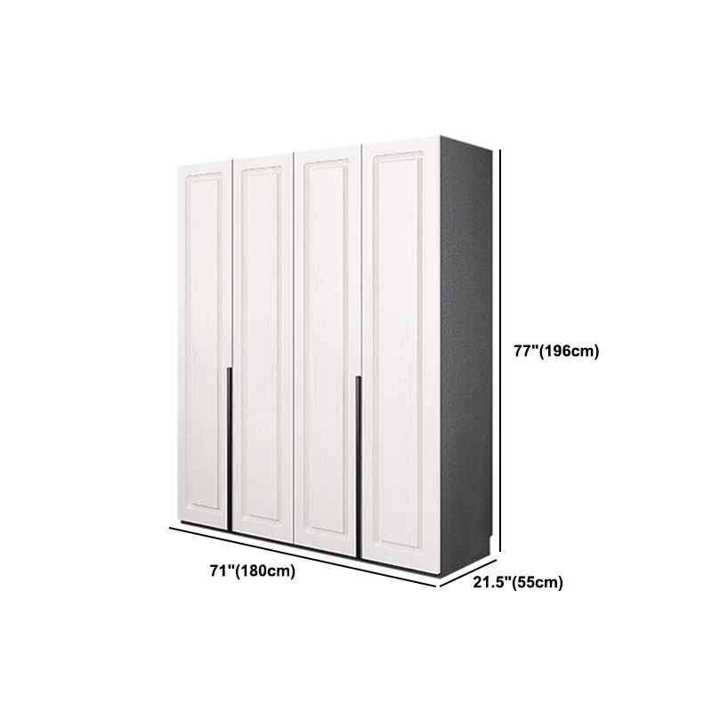 Modern Style Wooden Wardrobe Soft Close Door Wardrobe Closet with Drawer