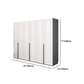 Modern Style Wooden Wardrobe Soft Close Door Wardrobe Closet with Drawer