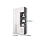 Modern Style Wooden Wardrobe Soft Close Door Wardrobe Closet with Drawer