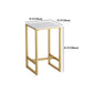 Modern Stone Pub Table Set 1/2/3/5 Pieces Fixed Table Counter Table for Dining Room
