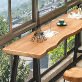 Massivholz Bar Tisch Set Industrial 1/2/4 Stücke Metallzähler für den Heimgebrauch