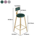 Glam 1/2/3 Pieces Bar Table Set Rectangle Stone Counter Table with Stools for Living Room Clearhalo 'Bar Furniture' 'furn' 'furn_home_bar_bar_sets' 'Furniture' 'Home Bars & Bar Sets' 'home_bar_bar_sets' 'Kitchen & Dining Furniture' 5796556