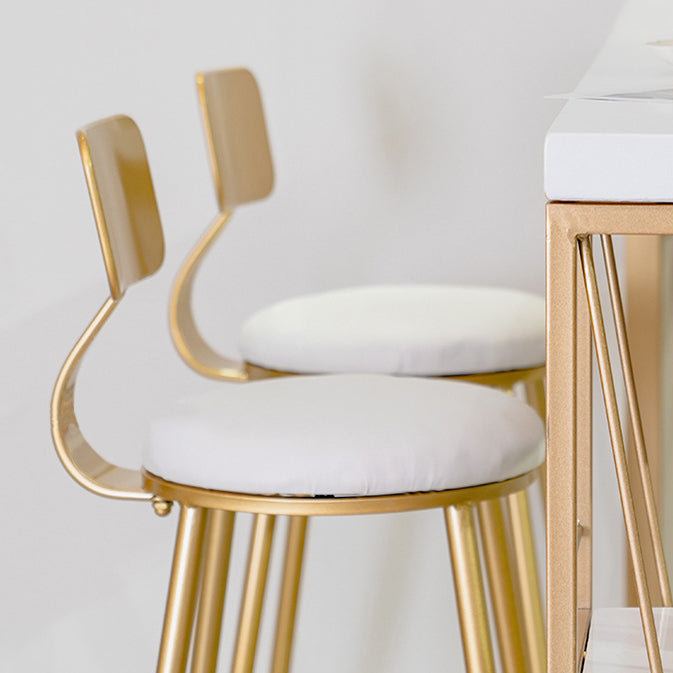 glam1/2/3ピースバーテーブルセット長方形のカウンターテーブルは、家のための高いスツールを備えています