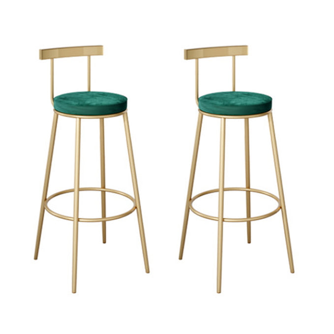 Glam Style 1/2/3 Pieces Sintered Stone Bar Table Set Fixed Table Counter Set for Home Use Green 30"H Stools (Set of 2) Clearhalo 'Bar Furniture' 'furn' 'furn_home_bar_bar_sets' 'Furniture' 'Home Bars & Bar Sets' 'home_bar_bar_sets' 'Kitchen & Dining Furniture' 5796615