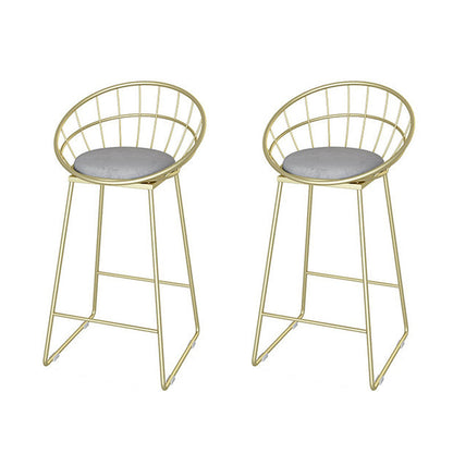 Glam Style 1/2/3 Pieces Sintered Stone Bar Table Set Fixed Table Counter Set for Home Use Grey 30"H Stools (Set of 2) Clearhalo 'Bar Furniture' 'furn' 'furn_home_bar_bar_sets' 'Furniture' 'Home Bars & Bar Sets' 'home_bar_bar_sets' 'Kitchen & Dining Furniture' 5796618