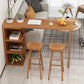 Industrial 1/2/3 Pieces Solid Wood Bar Table Set Fixed Counter Set for Home Use Clearhalo 'Bar Furniture' 'furn' 'furn_home_bar_bar_sets' 'Furniture' 'Home Bars & Bar Sets' 'home_bar_bar_sets' 'Kitchen & Dining Furniture' 5796642