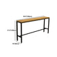 Industrial 1/2/6/11 Pieces Solid Wood Bar Table Set Fixed Counter Set for Home Use Clearhalo 'Bar Furniture' 'furn' 'furn_home_bar_bar_sets' 'Furniture' 'Home Bars & Bar Sets' 'home_bar_bar_sets' 'Kitchen & Dining Furniture' 5796662