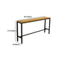 Industrial 1/2/6/11 Pieces Solid Wood Bar Table Set Fixed Counter Set for Home Use Clearhalo 'Bar Furniture' 'furn' 'furn_home_bar_bar_sets' 'Furniture' 'Home Bars & Bar Sets' 'home_bar_bar_sets' 'Kitchen & Dining Furniture' 5796664