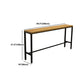 Industrial 1/2/6/11 Pieces Solid Wood Bar Table Set Fixed Counter Set for Home Use Clearhalo 'Bar Furniture' 'furn' 'furn_home_bar_bar_sets' 'Furniture' 'Home Bars & Bar Sets' 'home_bar_bar_sets' 'Kitchen & Dining Furniture' 5796669