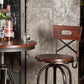 Industrial 1/2/3 Pieces Solid Wood Bar Table Set Adjustable Counter Set for Home Use Clearhalo 'Bar Furniture' 'furn' 'furn_home_bar_bar_sets' 'Furniture' 'Home Bars & Bar Sets' 'home_bar_bar_sets' 'Kitchen & Dining Furniture' 5796680
