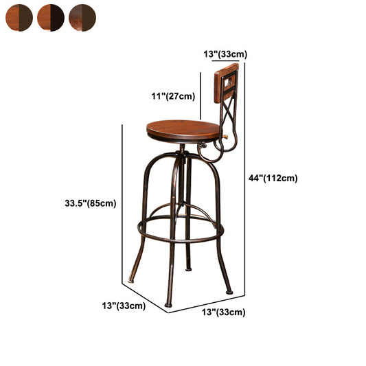 Industrial 1/2/3 Pieces Solid Wood Bar Table Set Adjustable Counter Set for Home Use Clearhalo 'Bar Furniture' 'furn' 'furn_home_bar_bar_sets' 'Furniture' 'Home Bars & Bar Sets' 'home_bar_bar_sets' 'Kitchen & Dining Furniture' 5796683
