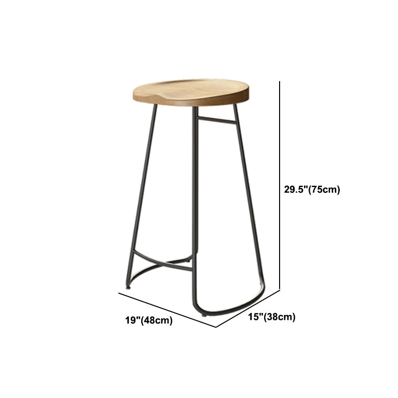 Industrial Bar Table Set 1/7 Pieces Rectangle Pine Wood Counter Table with High Stools Clearhalo 'Bar Furniture' 'furn' 'furn_home_bar_bar_sets' 'Furniture' 'Home Bars & Bar Sets' 'home_bar_bar_sets' 'Kitchen & Dining Furniture' 5796704
