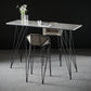 Modern Bar Table Set 1/2/3 Pieces Rectangle Stone Counter Table with High Stools 3 Pieces: Table, 2 Stools Clearhalo 'Bar Furniture' 'furn' 'furn_home_bar_bar_sets' 'Furniture' 'Home Bars & Bar Sets' 'home_bar_bar_sets' 'Kitchen & Dining Furniture' 5796705