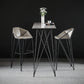 Modern Bar Table Set 1/2/3 Pieces Rectangle Stone Counter Table with High Stools Clearhalo 'Bar Furniture' 'furn' 'furn_home_bar_bar_sets' 'Furniture' 'Home Bars & Bar Sets' 'home_bar_bar_sets' 'Kitchen & Dining Furniture' 5796707