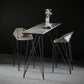Modern Bar Table Set 1/2/3 Pieces Rectangle Stone Counter Table with High Stools Clearhalo 'Bar Furniture' 'furn' 'furn_home_bar_bar_sets' 'Furniture' 'Home Bars & Bar Sets' 'home_bar_bar_sets' 'Kitchen & Dining Furniture' 5796718