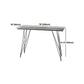 Modern Bar Table Set 1/2/3 Pieces Rectangle Stone Counter Table with High Stools Clearhalo 'Bar Furniture' 'furn' 'furn_home_bar_bar_sets' 'Furniture' 'Home Bars & Bar Sets' 'home_bar_bar_sets' 'Kitchen & Dining Furniture' 5796724