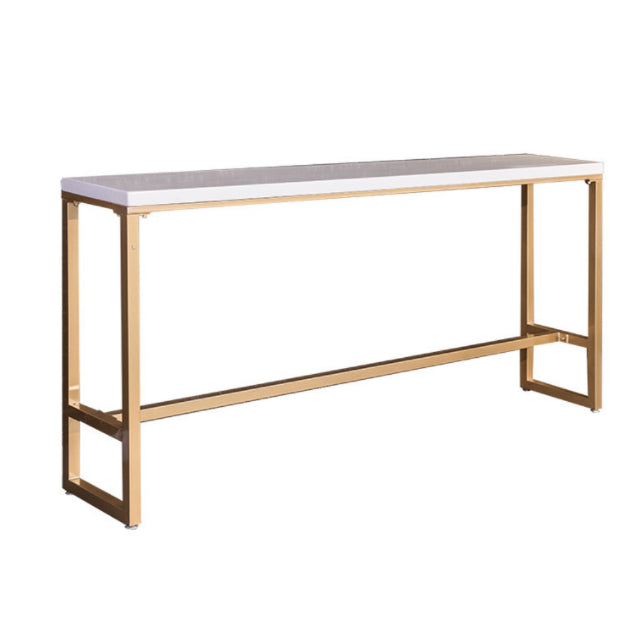 Glam Bar Table Set 1/4 Pieces Rectangle Wood Counter Table with High Stools Clearhalo 'Bar Furniture' 'furn' 'furn_home_bar_bar_sets' 'Furniture' 'Home Bars & Bar Sets' 'home_bar_bar_sets' 'Kitchen & Dining Furniture' 5796727