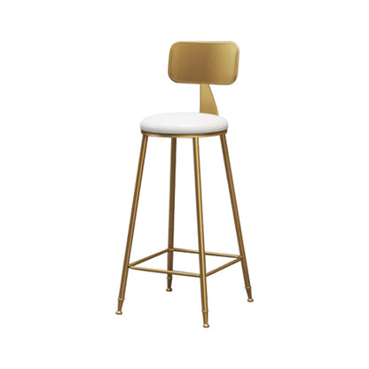 Glam Bar Table Set 1/4 Pieces Rectangle Wood Counter Table with High Stools White 30"H Stool (Single) Clearhalo 'Bar Furniture' 'furn' 'furn_home_bar_bar_sets' 'Furniture' 'Home Bars & Bar Sets' 'home_bar_bar_sets' 'Kitchen & Dining Furniture' 5796728