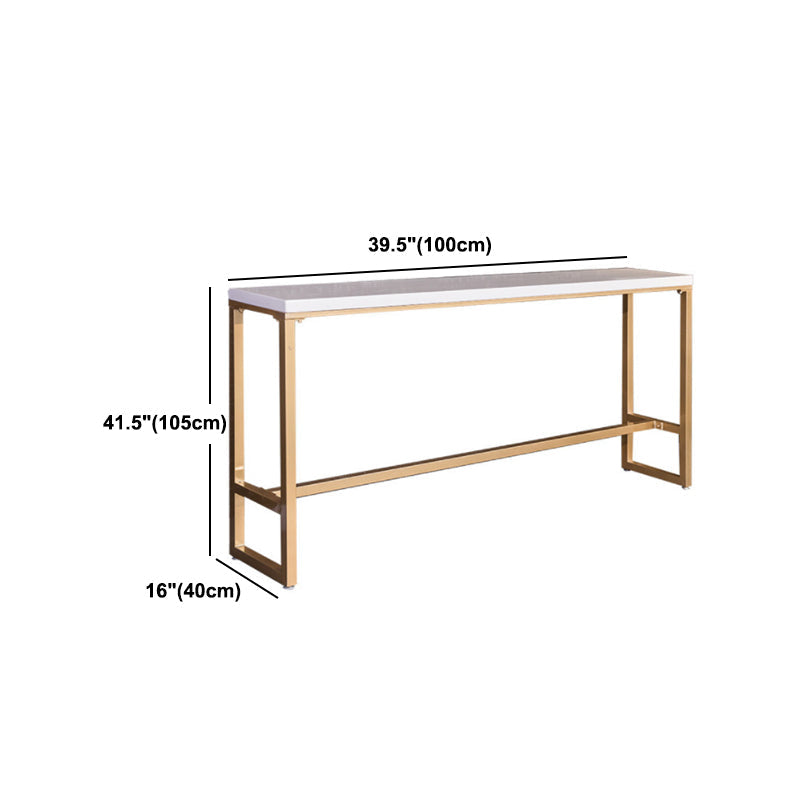 Glam Bar Table Set 1/4 Pieces Rectangle Wood Counter Table with High Stools Clearhalo 'Bar Furniture' 'furn' 'furn_home_bar_bar_sets' 'Furniture' 'Home Bars & Bar Sets' 'home_bar_bar_sets' 'Kitchen & Dining Furniture' 5796736