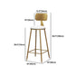 Glam Bar Table Set 1/4 Pieces Rectangle Wood Counter Table with High Stools Clearhalo 'Bar Furniture' 'furn' 'furn_home_bar_bar_sets' 'Furniture' 'Home Bars & Bar Sets' 'home_bar_bar_sets' 'Kitchen & Dining Furniture' 5796746