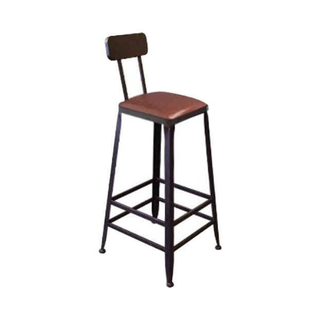 Industrial 1/9 Pieces Bar Table Set Rectangle Pine Wood Counter Table with Stools Brown 30"H Stool (Single) Clearhalo 'Bar Furniture' 'furn' 'furn_home_bar_bar_sets' 'Furniture' 'Home Bars & Bar Sets' 'home_bar_bar_sets' 'Kitchen & Dining Furniture' 5796777