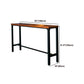 Industrial 1/9 Pieces Bar Table Set Rectangle Pine Wood Counter Table with Stools Clearhalo 'Bar Furniture' 'furn' 'furn_home_bar_bar_sets' 'Furniture' 'Home Bars & Bar Sets' 'home_bar_bar_sets' 'Kitchen & Dining Furniture' 5796790