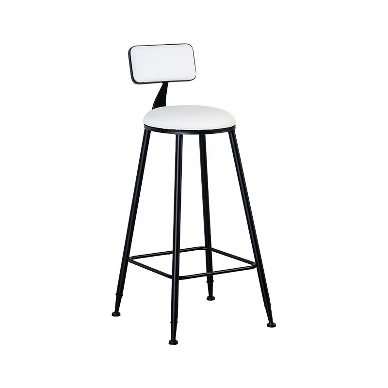 Modern 1/3 Pieces Bar Table Set Rectangle Stone Counter Table with High Stools for Cafe White 30"H Stool (Single) Clearhalo 'Bar Furniture' 'furn' 'furn_home_bar_bar_sets' 'Furniture' 'Home Bars & Bar Sets' 'home_bar_bar_sets' 'Kitchen & Dining Furniture' 5796802