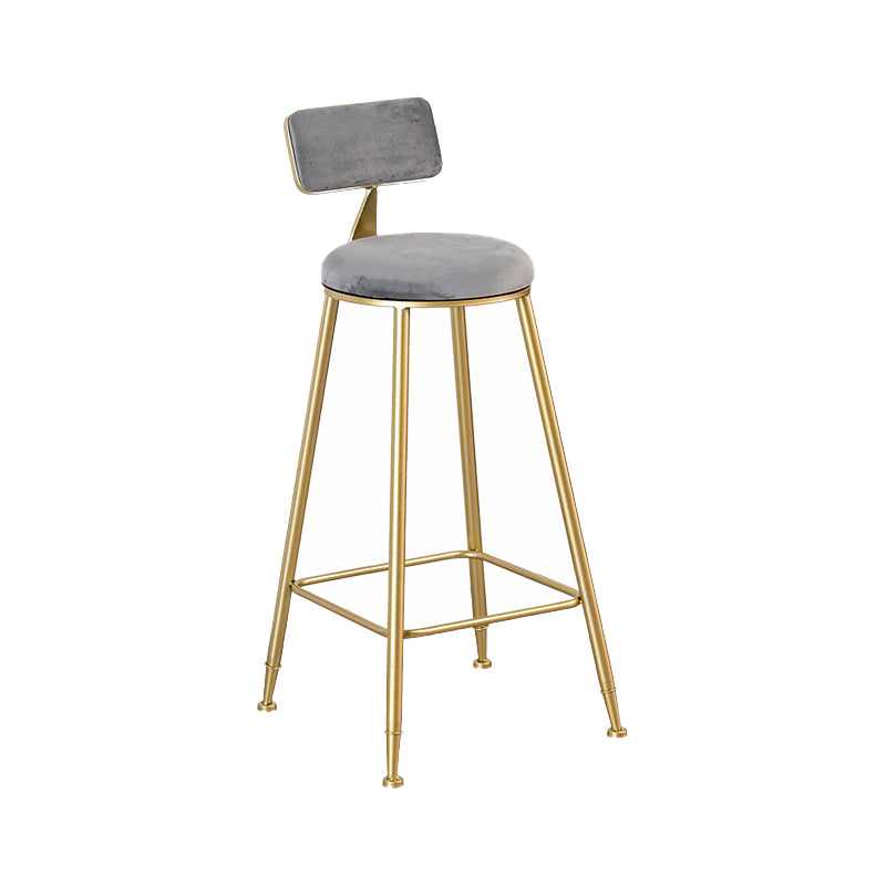 Modern 1/3 Pieces Bar Table Set Rectangle Stone Counter Table with High Stools for Cafe Grey 30"H Stool (Single) Clearhalo 'Bar Furniture' 'furn' 'furn_home_bar_bar_sets' 'Furniture' 'Home Bars & Bar Sets' 'home_bar_bar_sets' 'Kitchen & Dining Furniture' 5796805