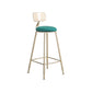Modern 1/3 Pieces Bar Table Set Rectangle Stone Counter Table with High Stools for Cafe Light-Green 30"H Stool (Single) Clearhalo 'Bar Furniture' 'furn' 'furn_home_bar_bar_sets' 'Furniture' 'Home Bars & Bar Sets' 'home_bar_bar_sets' 'Kitchen & Dining Furniture' 5796808