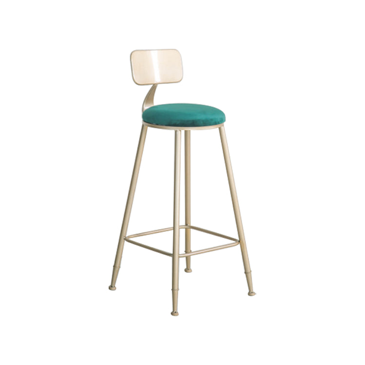 Modern 1/3 Pieces Bar Table Set Rectangle Stone Counter Table with High Stools for Cafe Light-Green 30"H Stool (Single) Clearhalo 'Bar Furniture' 'furn' 'furn_home_bar_bar_sets' 'Furniture' 'Home Bars & Bar Sets' 'home_bar_bar_sets' 'Kitchen & Dining Furniture' 5796808