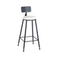 Modern 1/3 Pieces Bar Table Set Rectangle Stone Counter Table with High Stools for Cafe Beige 30"H Stool (Single) Clearhalo 'Bar Furniture' 'furn' 'furn_home_bar_bar_sets' 'Furniture' 'Home Bars & Bar Sets' 'home_bar_bar_sets' 'Kitchen & Dining Furniture' 5796810