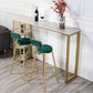 Modern 1/3 Pieces Bar Table Set Rectangle Stone Counter Table with High Stools for Cafe Clearhalo 'Bar Furniture' 'furn' 'furn_home_bar_bar_sets' 'Furniture' 'Home Bars & Bar Sets' 'home_bar_bar_sets' 'Kitchen & Dining Furniture' 5796814