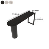 Modern 1/3 Pieces Bar Table Set Stone Counter Table with High Stools for Dining Room