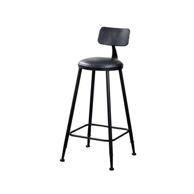 Ensemble de Table de Bar industriel 1/6 pièces, Table de comptoir rectangulaire en bois de pin avec tabourets hauts