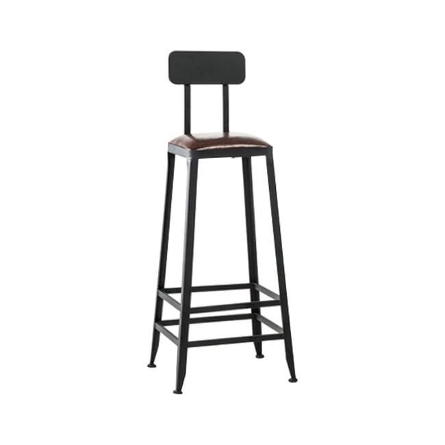Ensemble de Table de Bar industriel 1/6 pièces, Table de comptoir rectangulaire en bois de pin avec tabourets hauts