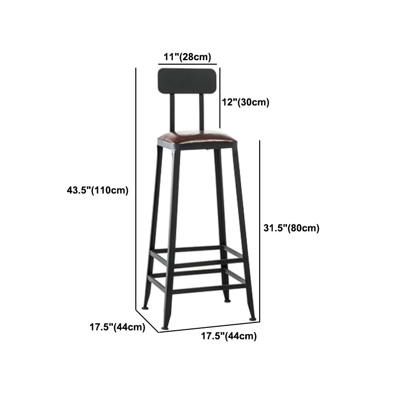 Ensemble de Table de Bar industriel 1/6 pièces, Table de comptoir rectangulaire en bois de pin avec tabourets hauts