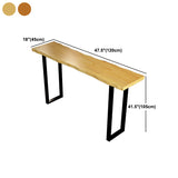 Industrial 1/4 Pieces Bar Table Set Rectangle Pine Wood Counter Table with High Stools Clearhalo 'Bar Furniture' 'furn' 'furn_home_bar_bar_sets' 'Furniture' 'Home Bars & Bar Sets' 'home_bar_bar_sets' 'Kitchen & Dining Furniture' 5796954