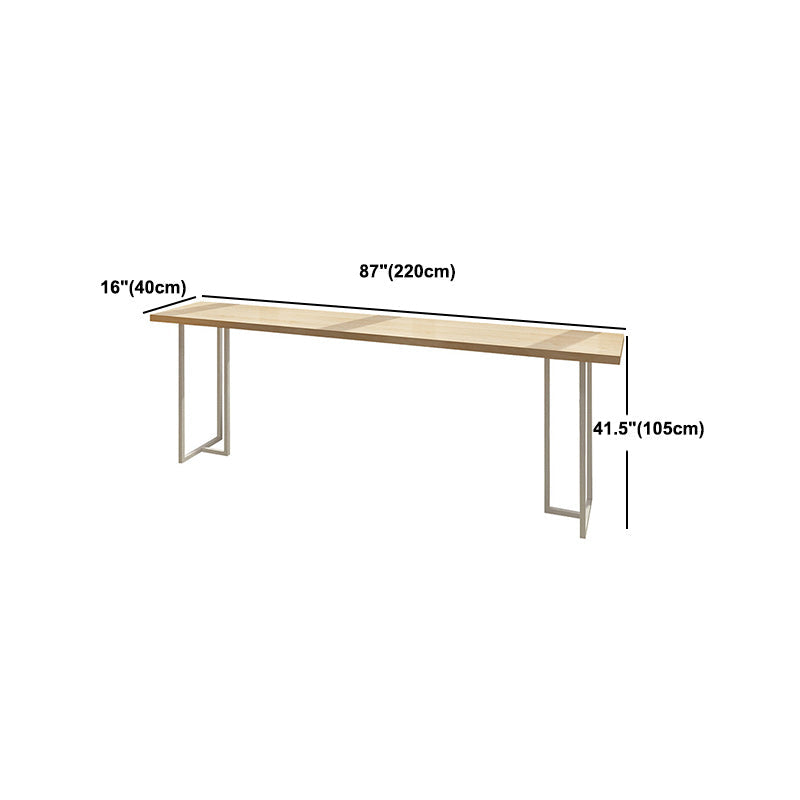 Modern 1/2/5/6 Pieces Bar Table Set Rectangle Bar Table with High Stools Clearhalo 'Bar Furniture' 'furn' 'furn_home_bar_bar_sets' 'Furniture' 'Home Bars & Bar Sets' 'home_bar_bar_sets' 'Kitchen & Dining Furniture' 5796999