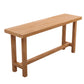 1/6/11 Pieces Modern Rectangle Pub Table Set Wooden Counter Table with Backless Stools Wood 118"L x 18"W Clearhalo 'Bar Furniture' 'furn' 'furn_home_bar_bar_sets' 'Furniture' 'Home Bars & Bar Sets' 'home_bar_bar_sets' 'Kitchen & Dining Furniture' 5797022
